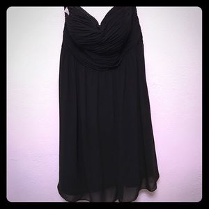 Black Donna Morgan Bridesmaid Dress